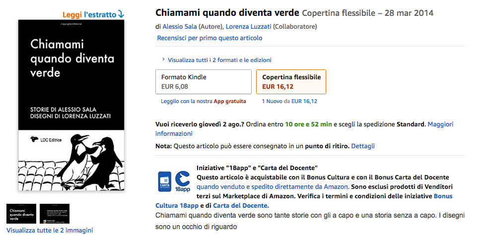 chiamami quando diventa verde su amazon