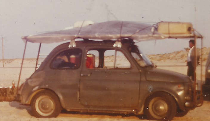 la fiat 500 del sahara