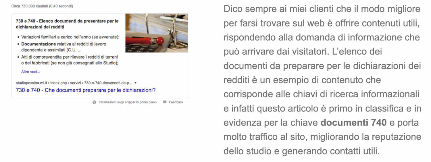 risultati zero di studio pessina