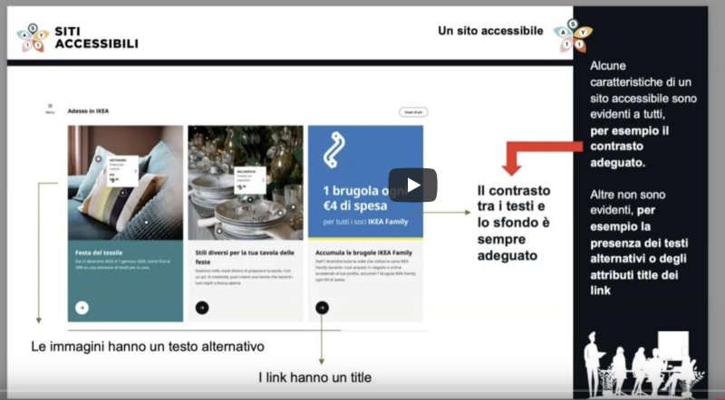 Webinar Introduzione all'accessibolità per gli ETS