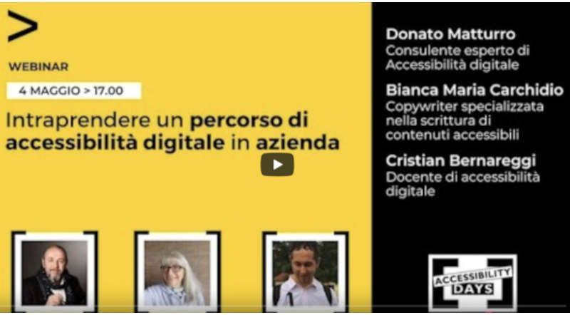 Webinar Accessibility Days